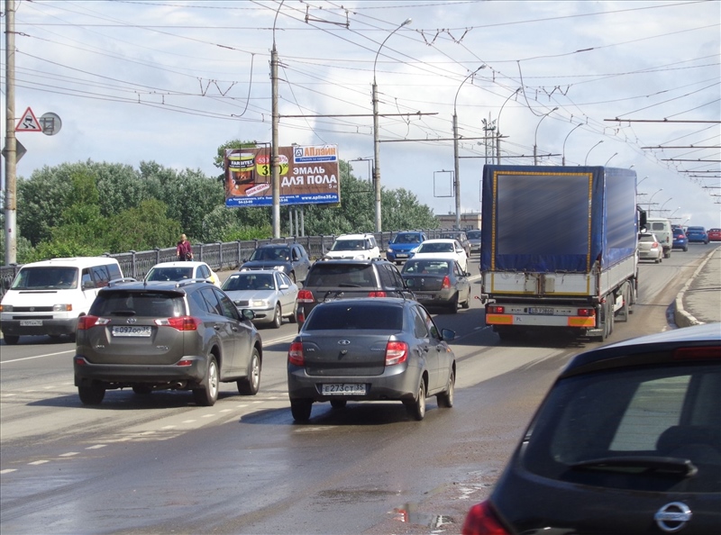 Фотография рекламного носителя, тип: Билборд 3x6, адрес: Пошехонское ш., съезд с моста, Вологда, Вологодская область, Россия. Сторона Б №544365