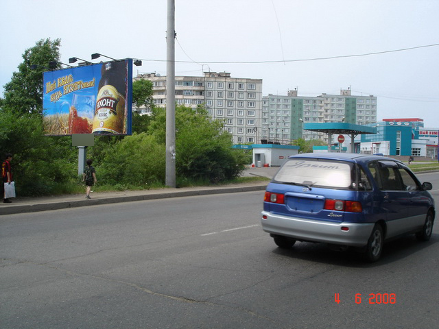 Фотография рекламного носителя, тип: Билборд 3x6, адрес: Тихоокеанская ул., д.189Б Х Стрельникова ул., Хабаровск, Хабаровский край, Россия. Сторона B №481984