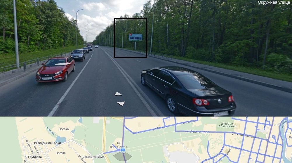 Фотография рекламного носителя, тип: Билборд 3x6, адрес: Окружная ул., лесополоса, поз.1, Пенза, Пензенская область, Россия. Сторона А №766297