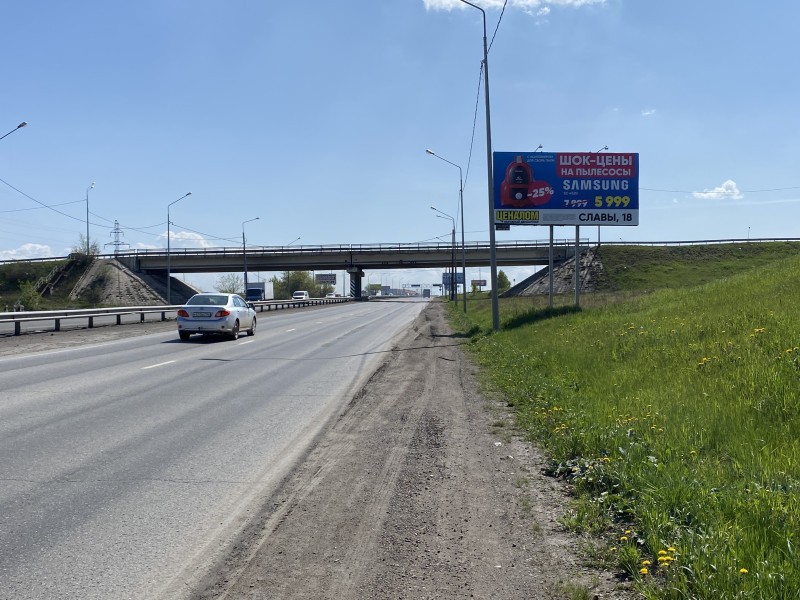 Фотография рекламного носителя, тип: Билборд 3x6, адрес: Енисейский тракт, 9 500м до поста ДПС, Красноярск, Красноярский край, Россия. Сторона А №779934