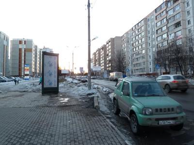 Фотография рекламного носителя, тип: Пиллар 3x1.4, адрес: Волкова ул., д.6а, Киров, Кировская область, Россия. Сторона В №629929