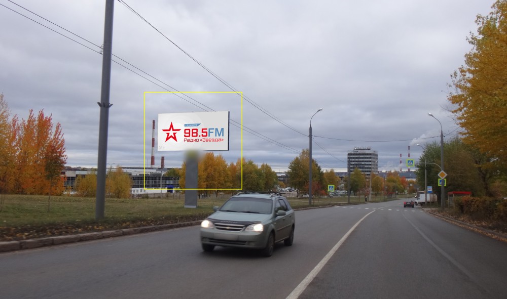 Фотография рекламного носителя, тип: Билборд 3x6, адрес: Автозаводская ул. х Сабурова ул., Ижевск, Республика Удмуртия, Россия. Сторона B №785653