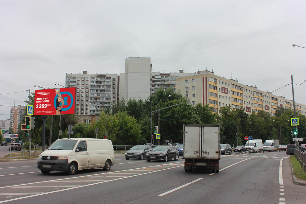 Фотография рекламного носителя, тип: Билборд 3x6, адрес: Калининградская ул., д.8 Х Коммунальная ул., Королев, Московская область, Россия. Сторона B №947478