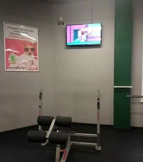 Фотография рекламного носителя, тип: Видеоэкран, адрес: Фитнес-центр «Fitness House в Мурино», Мурино пос., Шувалова ул., д.11, Ленинградская область, Россия. Сторона/вариант 3 №981209