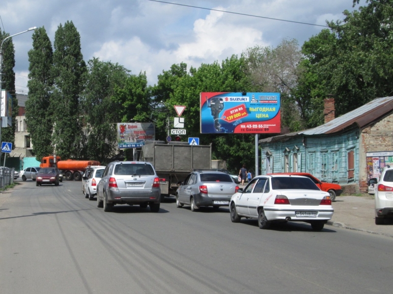 Фотография рекламного носителя, тип: Билборд 3x6, адрес: Университетская ул. Х Соколовая ул., д.335А, Саратов, Саратовская область, Россия. Сторона А №606814