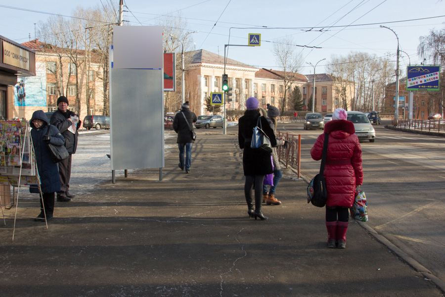 Фотография рекламного носителя, тип: Нестандартный ситиформат, адрес: Советская ул., ООТ Завод 403 ГА, поз.2, Иркутск, Иркутская область, Россия. Сторона Б №509381