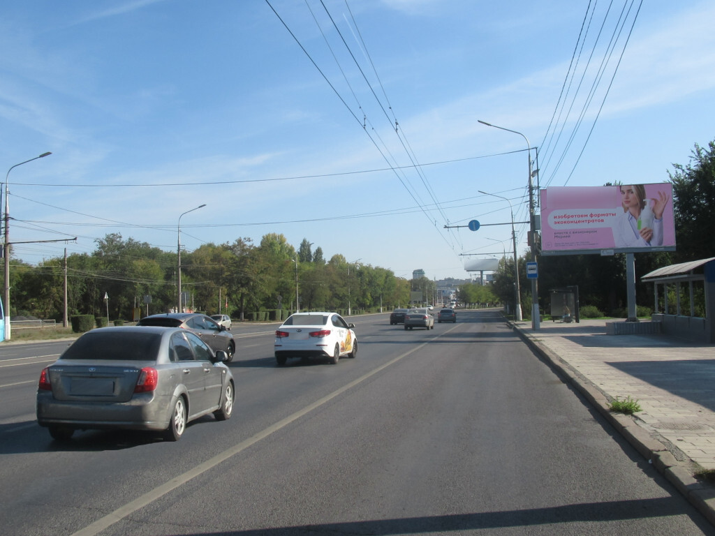 Фотография рекламного носителя, тип: Билборд 3x6, адрес: Жукова пр-т., д.133, Волгоград, Волгоградская область, Россия. Сторона A №1000496