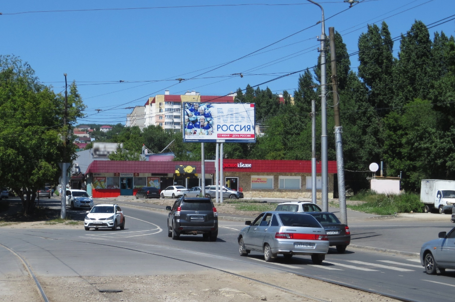 Фотография рекламного носителя, тип: Билборд 3x6, адрес: Новоастраханское ш., д.40, Саратов, Саратовская область, Россия. Сторона А №327236