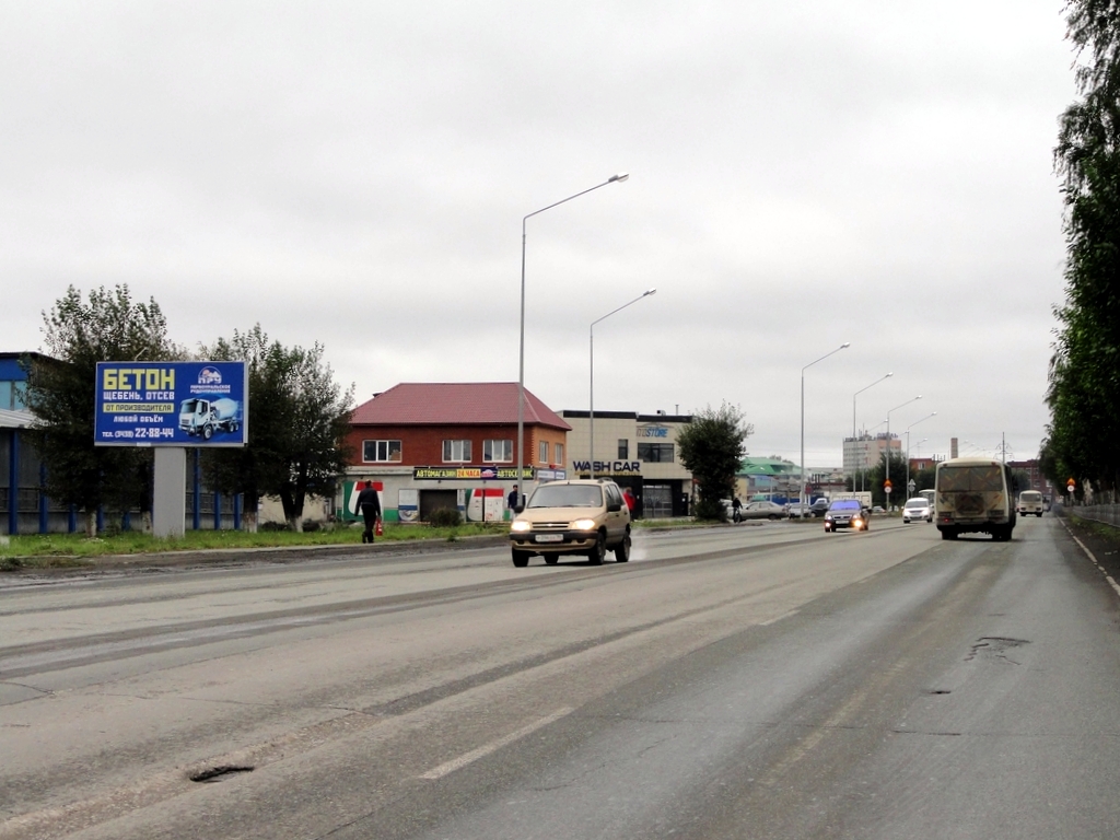 Фотография рекламного носителя, тип: Билборд 3x6, адрес: Московское ш., д.9, Первоуральск, Свердловская область, Россия. Сторона B №1069725