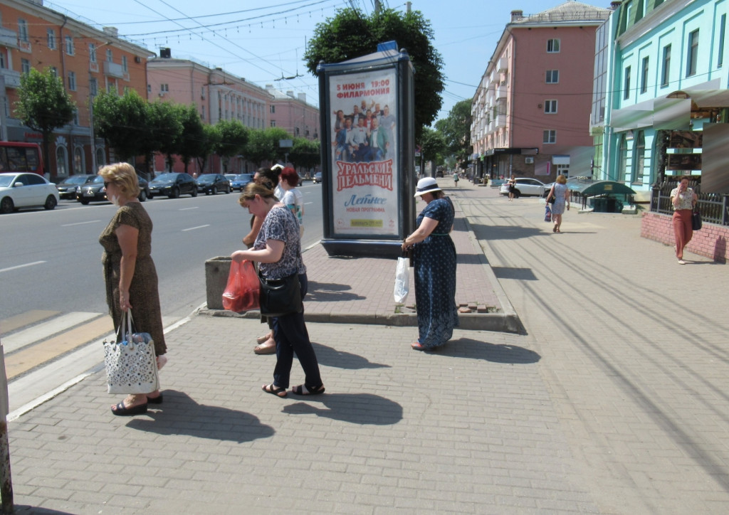Фотография рекламного носителя, тип: Пиллар 3x1.4, адрес: Первомайский пр-т., д.62, Рязань, Рязанская область, Россия. Сторона А1 №848791