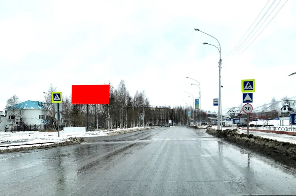 Фотография рекламного носителя, тип: Билборд 3x6, адрес: Авиаторов ул., д.2, Нижневартовск, Ханты-Мансийский автономный округ – Югра, Россия. Сторона Б №1068680
