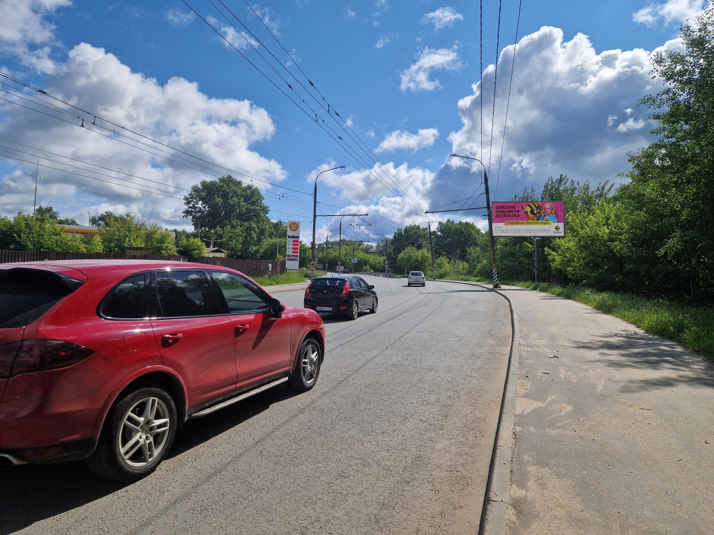 Фотография рекламного носителя, тип: Билборд 3x6, адрес: Смирнова ул., д.98а, Иваново, Ивановская область, Россия. Сторона А №576604