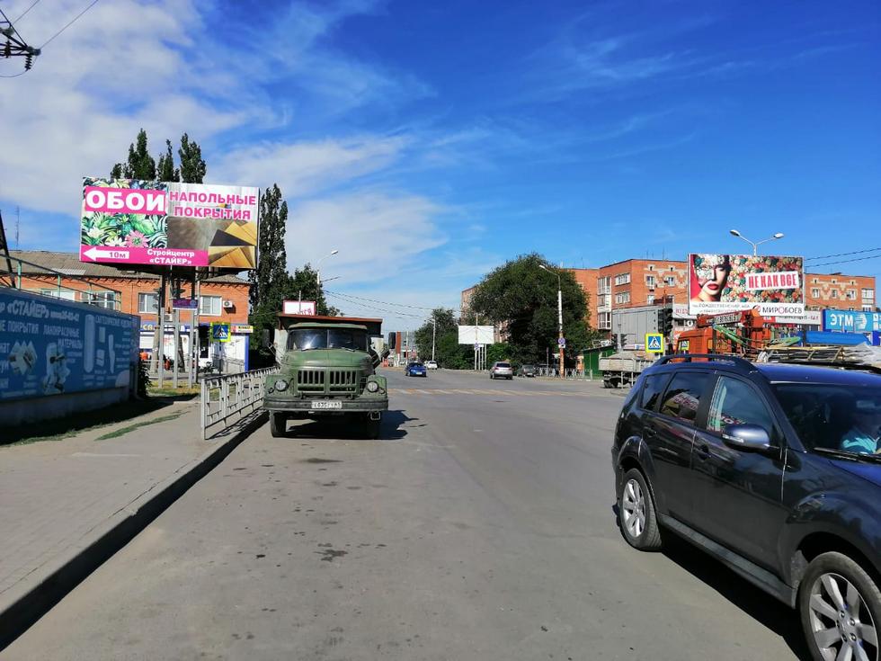 Фотография рекламного носителя, тип: Билборд 3x6, адрес: Комиссаровский пер. Х Державина ул., поз.2, Шахты, Ростовская область, Россия. Сторона Б №712026