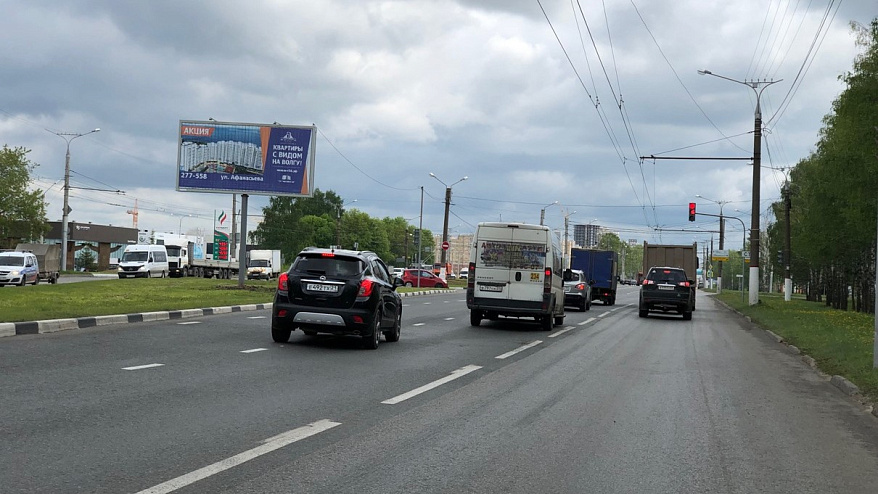 Фотография рекламного носителя, тип: Билборд 3x6, адрес: Марпосадское ш., ДПС, Чебоксары, Республика Чувашия, Россия. Сторона B1-B3 №740874