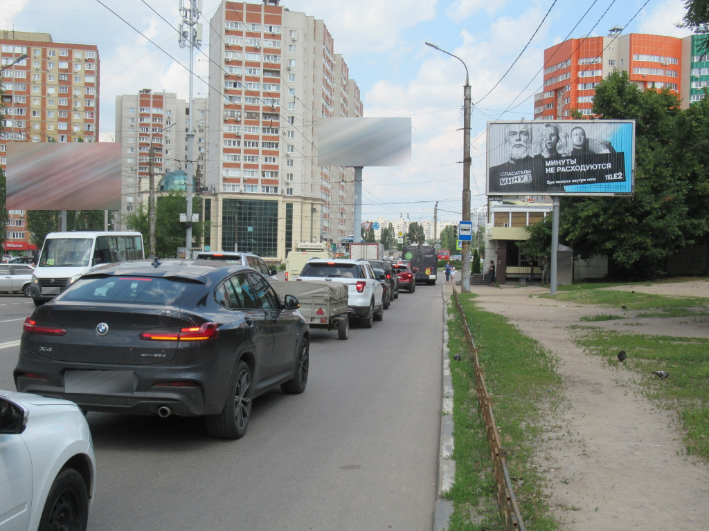 Фотография рекламного носителя, тип: Билборд 3x6, адрес: Владимира Невского ул., д.28, Воронеж, Воронежская область, Россия. Сторона A1-A3 №363435