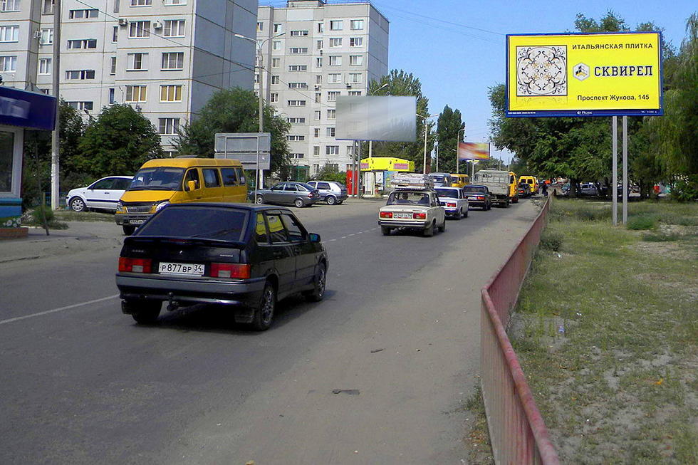 Фотография рекламного носителя, тип: Билборд 3x6, адрес: Тулака ул. Х Туркменская ул., Волгоград, Волгоградская область, Россия. Сторона А №337647