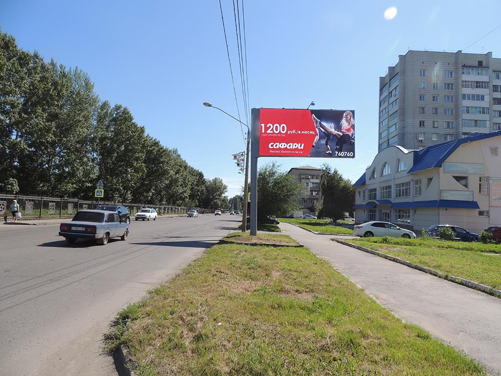 Фотография рекламного носителя, тип: Билборд 3x6, адрес: Энтузиастов ул., д.17б, Барнаул, Алтайский край, Россия. Сторона A №457454