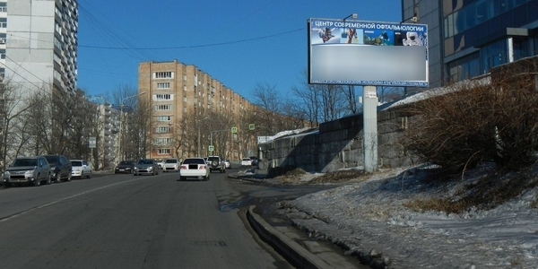 Фотография рекламного носителя, тип: Билборд 3x6, адрес: Аллилуева ул., д.10, Владивосток, Приморский край, Россия. Сторона А №747956