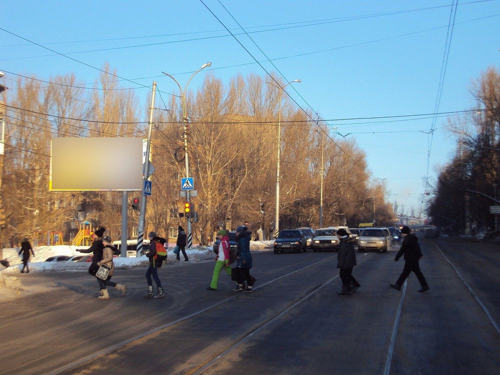 Фотография рекламного носителя, тип: Билборд 3x6, адрес: Танкистов ул. Х Безымянная ул., Саратов, Саратовская область, Россия. Сторона Б №717705