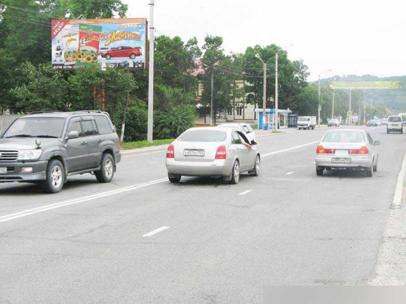 Фотография рекламного носителя, тип: Билборд 3x6, адрес: Находкинский пр-т., д.2, Находка, Приморский край, Россия. Сторона Б №407375