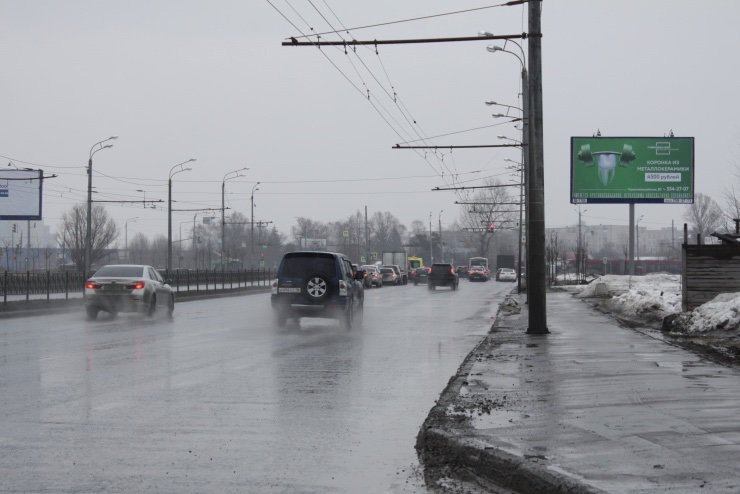 Фотография рекламного носителя, тип: Билборд 3x6, адрес: Поперечно-Базарная ул., в сторону ул.Большая Крыловка, Казань, Республика Татарстан, Россия. Сторона А1-A3 №678969