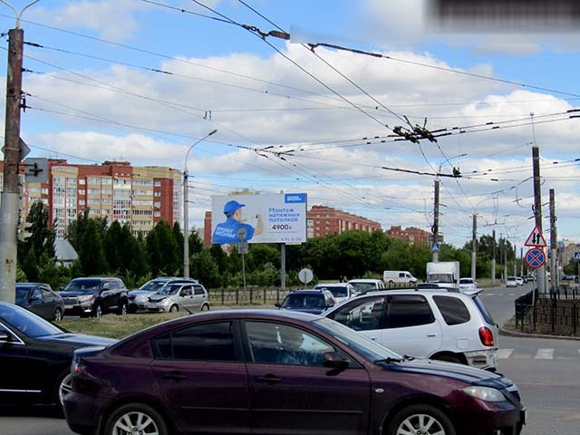 Фотография рекламного носителя, тип: Билборд 3x6, адрес: Комарова пр-т., д.7, Омск, Омская область, Россия. Сторона Б №616956