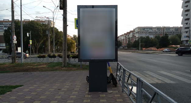 Фотография рекламного носителя, тип: Пилон, адрес: Ленина пр-т. Х Осипенко ул., Самара, Самарская область, Россия. Сторона В №1079852