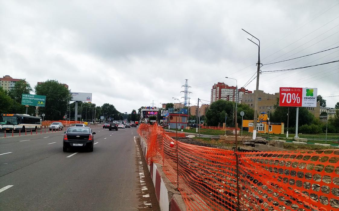 Фотография рекламного носителя, тип: Билборд 3x6, адрес: Волоколамское ш., 21 280м, Красногорск, Московская область, Россия. Сторона А №722645