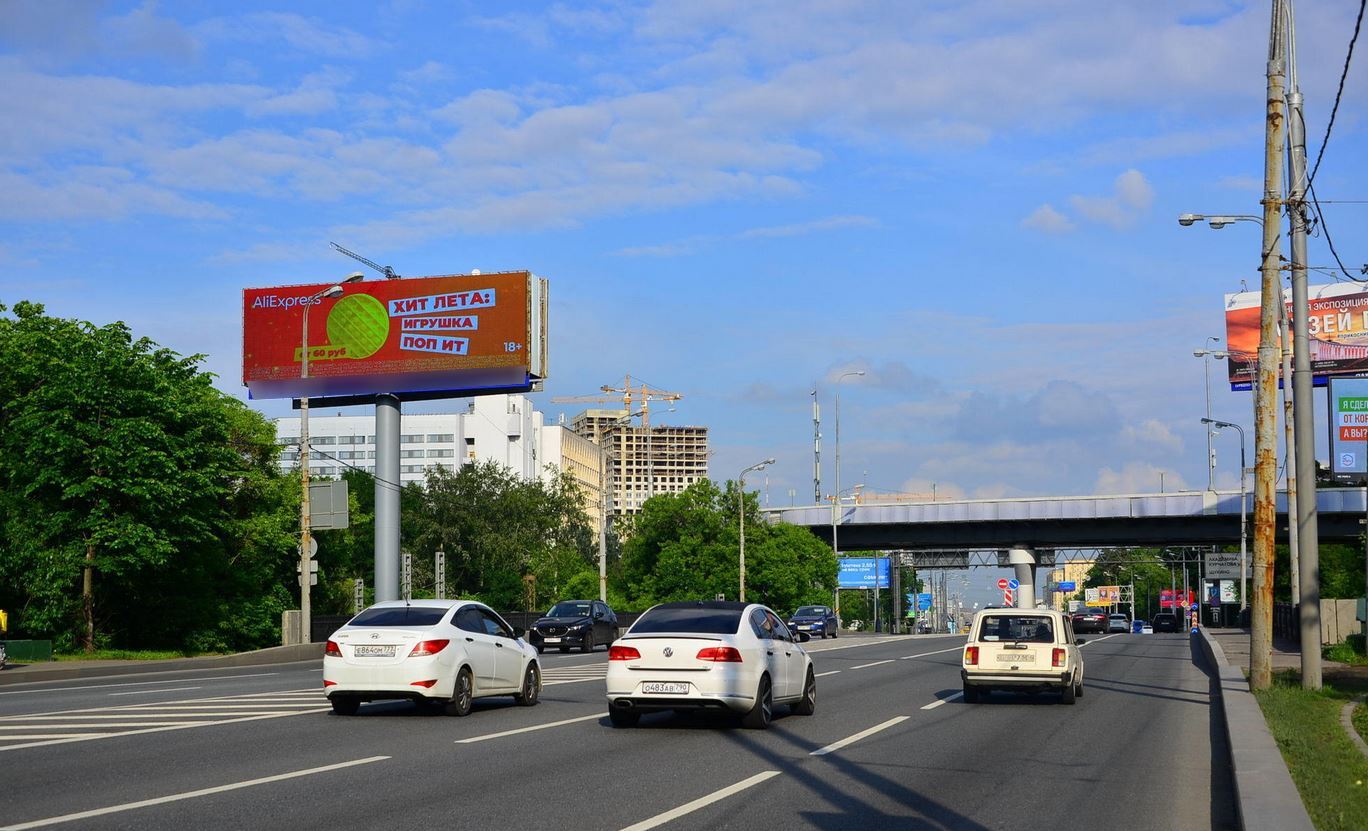 Фотография рекламного носителя, тип: Суперсайт 5x15, адрес: Волоколамское ш., д.34 Х Иваньковское ш., Москва, Россия. Сторона Bh1-Bh4 №882772