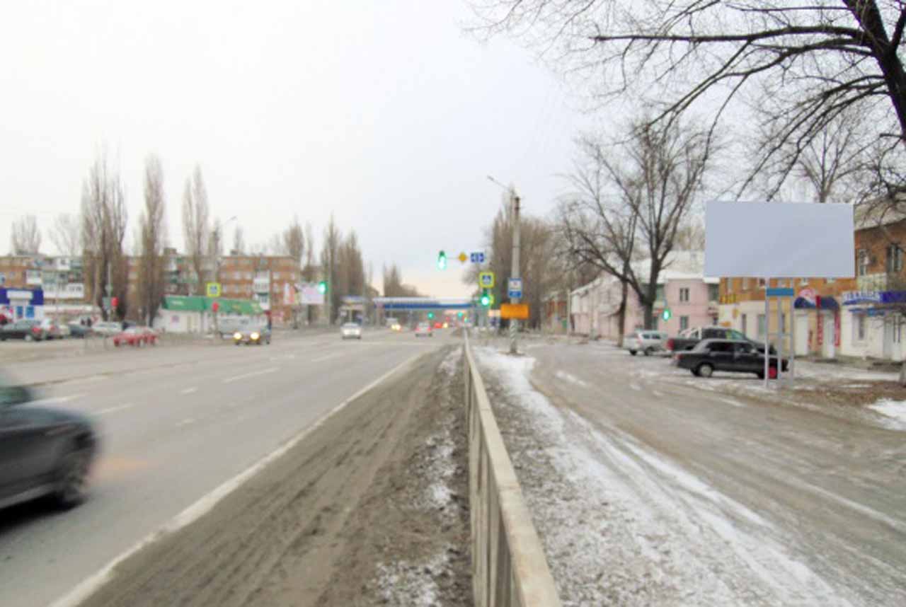 Фотография рекламного носителя, тип: Билборд 3x6, адрес: Харьковская ул., д.139 Х Городская ул., на 892 335 м, Новошахтинск, Ростовская область, Россия. Сторона А №1093604