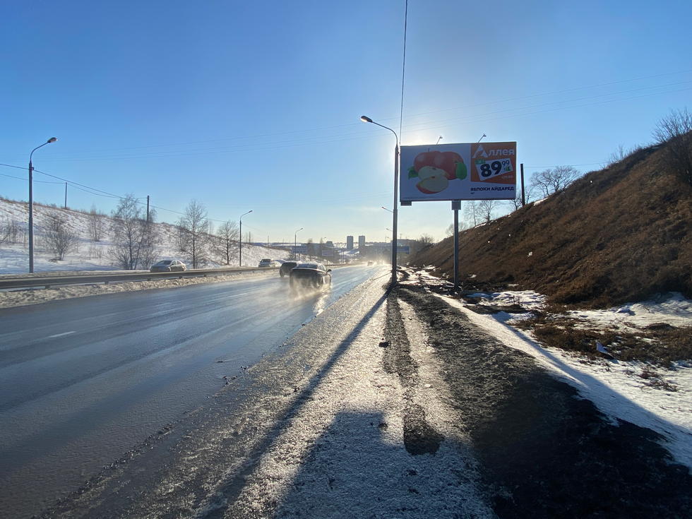 Фотография рекламного носителя, тип: Билборд 3x6, адрес: Енисейский тракт, 7 400м до поста ДПС, Красноярск, Красноярский край, Россия. Сторона А №1029574