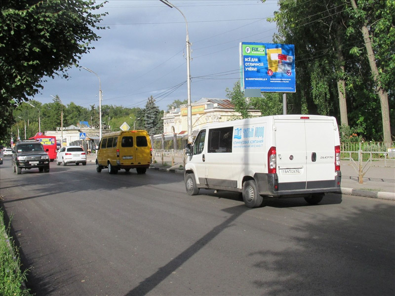 Фотография рекламного носителя, тип: Ситиборд 2.7x3.7, адрес: Свободы ул., д.3, Рязань, Рязанская область, Россия. Сторона А №595636