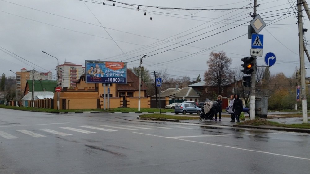 Фотография рекламного носителя, тип: Билборд 3x6, адрес: Интернациональная ул. Х Октябрьская ул., Курск, Курская область, Россия. Сторона А1-А3 №708632