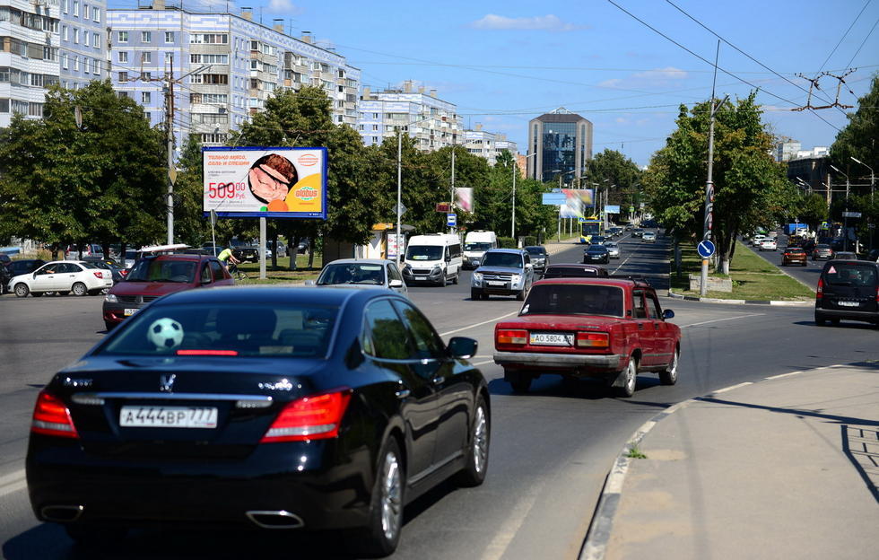 Фотография рекламного носителя, тип: Билборд 3x6, адрес: Есенина ул., д.112 Х Полевая ул., Рязань, Рязанская область, Россия. Сторона Б №326996