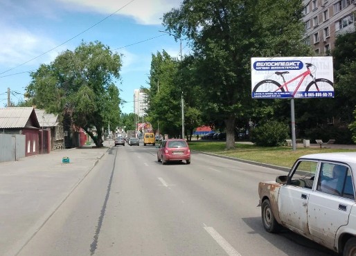 Фотография рекламного носителя, тип: Билборд 3x6, адрес: Соколовая ул. Х Малая Затонская ул., Саратов, Саратовская область, Россия. Сторона А №700078