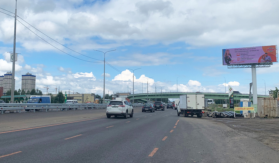 Фотография рекламного носителя, тип: Суперсайт 5x15, адрес: Ярославское ш., 32 400м, Пушкино, Московская область, Россия. Сторона A1-А10 №1057384