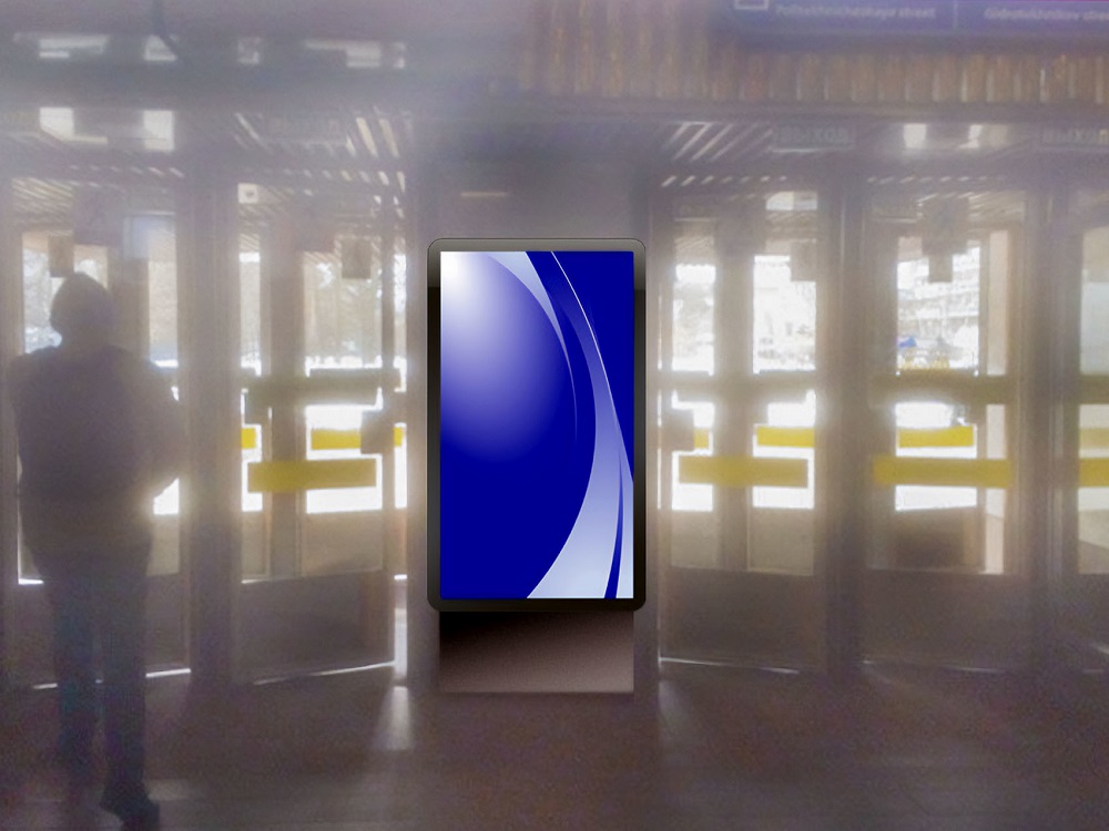 Фотография рекламного носителя, тип: Видеоэкран, адрес: Станция метро «Политехническая», линия Кировско-Выборгская, Санкт-Петербург, Россия. Сторона/вариант A №1056843