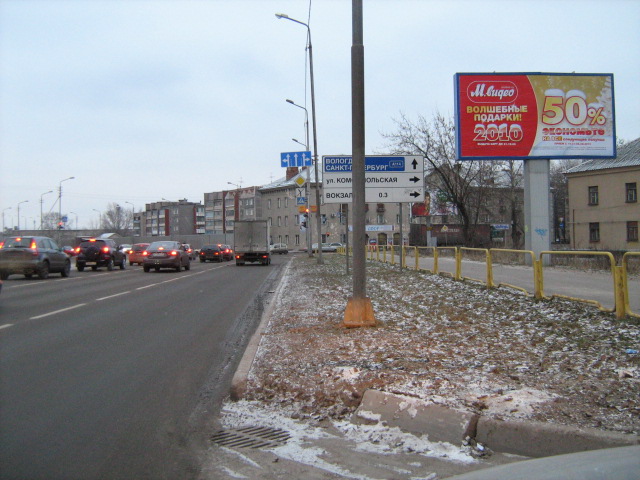 Фотография рекламного носителя, тип: Билборд 3x6, адрес: Сталеваров ул., за территорией "ЧереповецХлеб", Череповец, Вологодская область, Россия. Сторона A №1094549