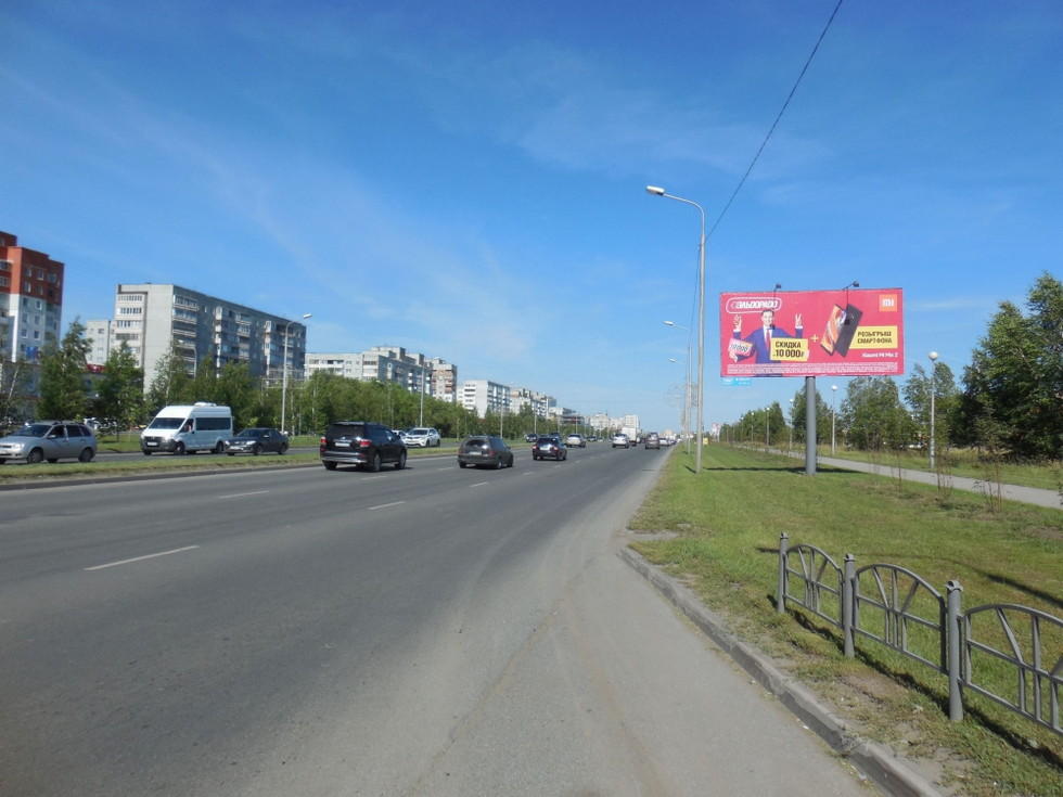Фотография рекламного носителя, тип: Билборд 3x6, адрес: Конева ул., д.65, Омск, Омская область, Россия. Сторона А №1009781
