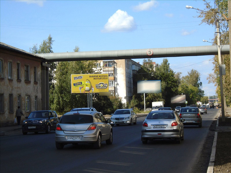 Фотография рекламного носителя, тип: Билборд 3x6, адрес: Смирнова ул., д.47, Кострома, Костромская область, Россия. Сторона Б №362001