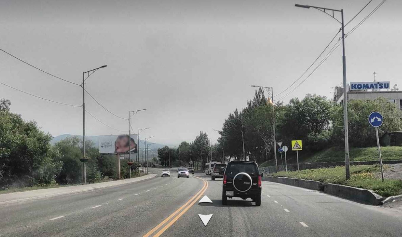 Фотография рекламного носителя, тип: Билборд 3x6, адрес: Зеркальная ул., поз.2, Петропавловск-Камчатский, Камчатский край, Россия. Сторона Б №993382