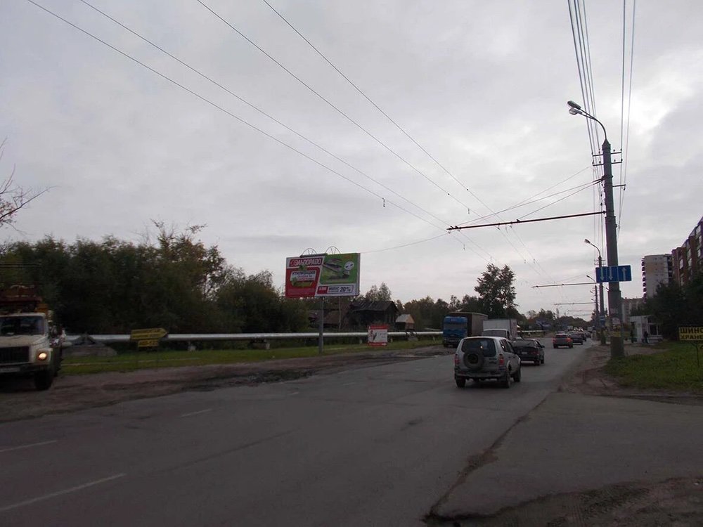Фотография рекламного носителя, тип: Билборд 3x6, адрес: Советская ул., д.19, Архангельск, Архангельская область, Россия. Сторона В №765910