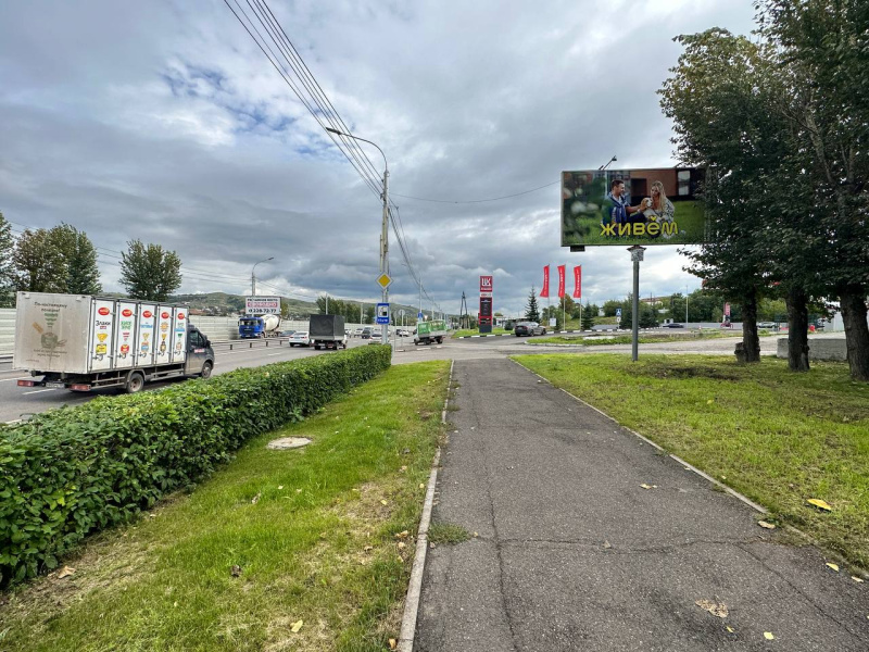 Фотография рекламного носителя, тип: Билборд 3x6, адрес: Калинина ул. Х 2-й Красногорской ул., д.25, Красноярск, Красноярский край, Россия. Сторона А №779966
