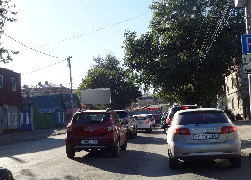 Фотография рекламного носителя, тип: Билборд 3x6, адрес: Соколовая ул., д.333А Х Университетская ул., Саратов, Саратовская область, Россия. Сторона В №606812