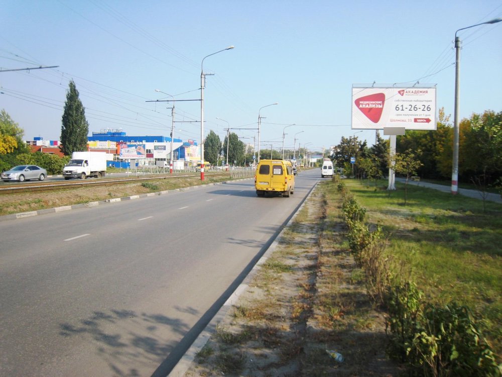 Фотография рекламного носителя, тип: Билборд 3x6, адрес: Камышинская ул., д.4 Х Шолмова ул., поз.1, Ульяновск, Ульяновская область, Россия. Сторона A №690200