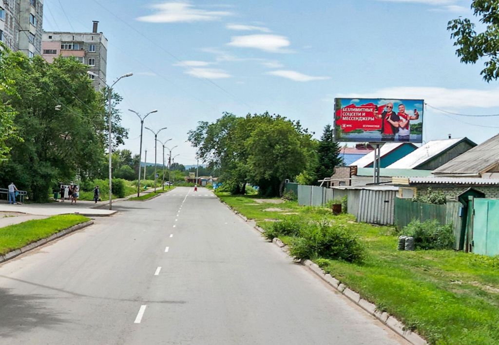 Фотография рекламного носителя, тип: Билборд 3x6, адрес: Московский пр-т., д.11, Комсомольск-на-Амуре, Хабаровский край, Россия. Сторона А №842983