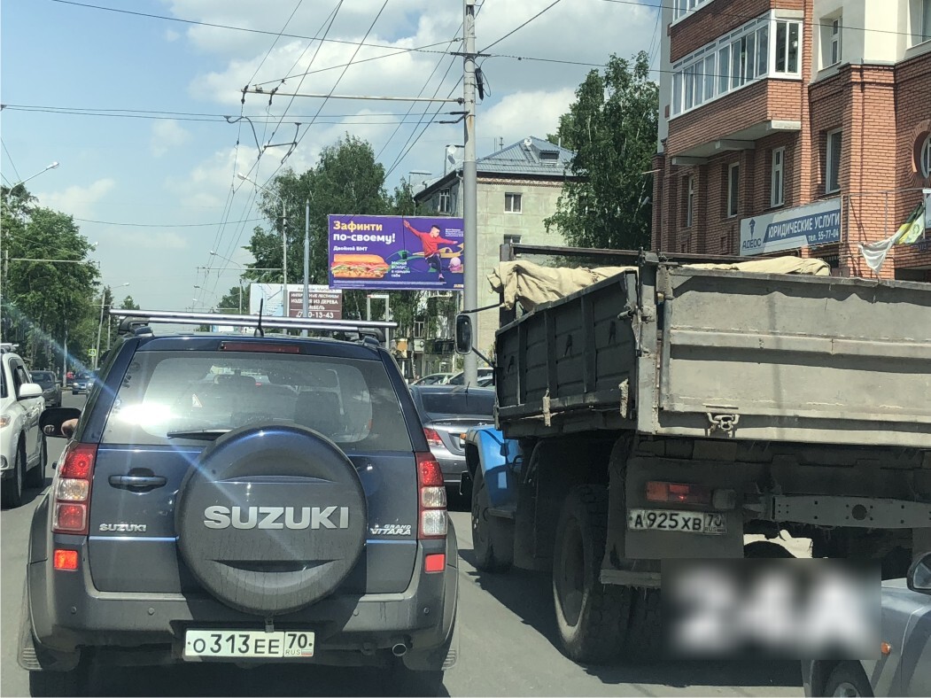 Фотография рекламного носителя, тип: Билборд 3x6, адрес: Красноармейская ул., д.108, Томск, Томская область, Россия. Сторона А №421605