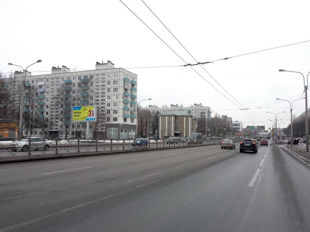 Фотография рекламного носителя, тип: Билборд 3x6, адрес: Заневский пр-т., д.63, Санкт-Петербург, Россия. Сторона Б №651175