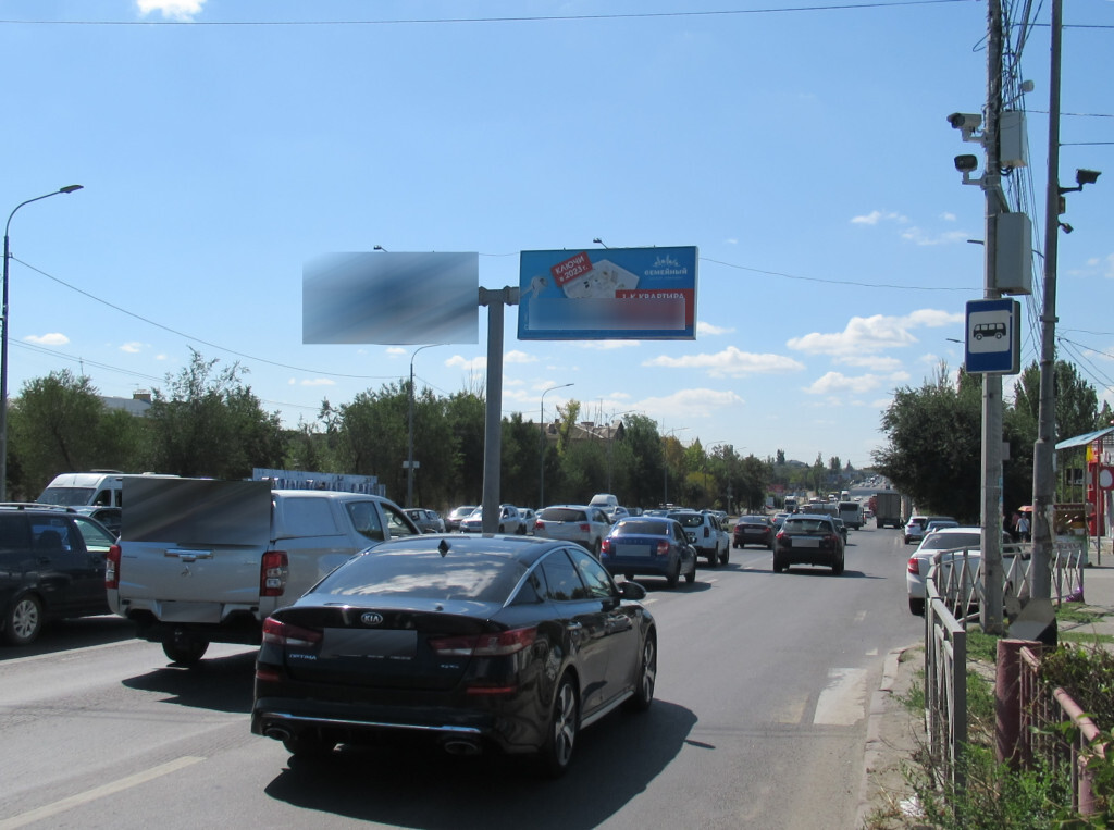 Фотография рекламного носителя, тип: Билборд 3x6, адрес: Университетский пр-т., д.71 Х Панфиловской ул., Волгоград, Волгоградская область, Россия. Сторона A4 №1054513