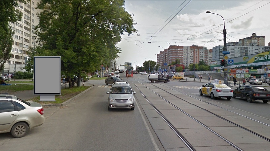 Фотография рекламного носителя, тип: Ситиформат 1.8x1.2, адрес: Борчанинова ул., д.11, напротив, Пермь, Пермский край, Россия. Сторона B №759152